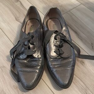 Metallic Gray Women's Shoes